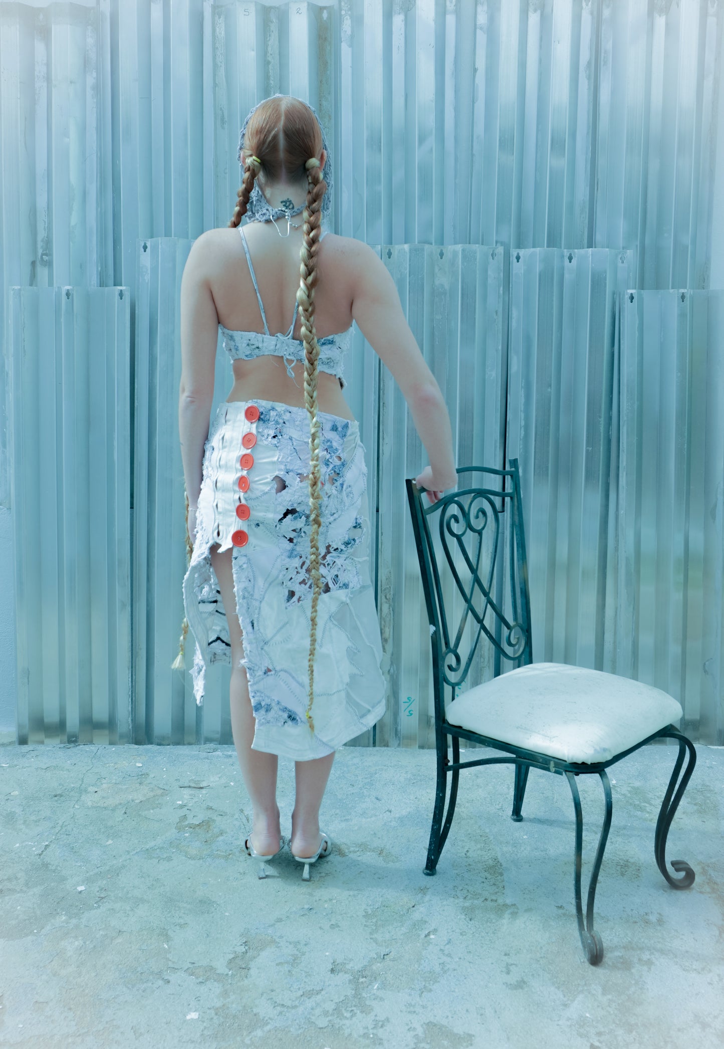 MIDI TRASH SKIRT