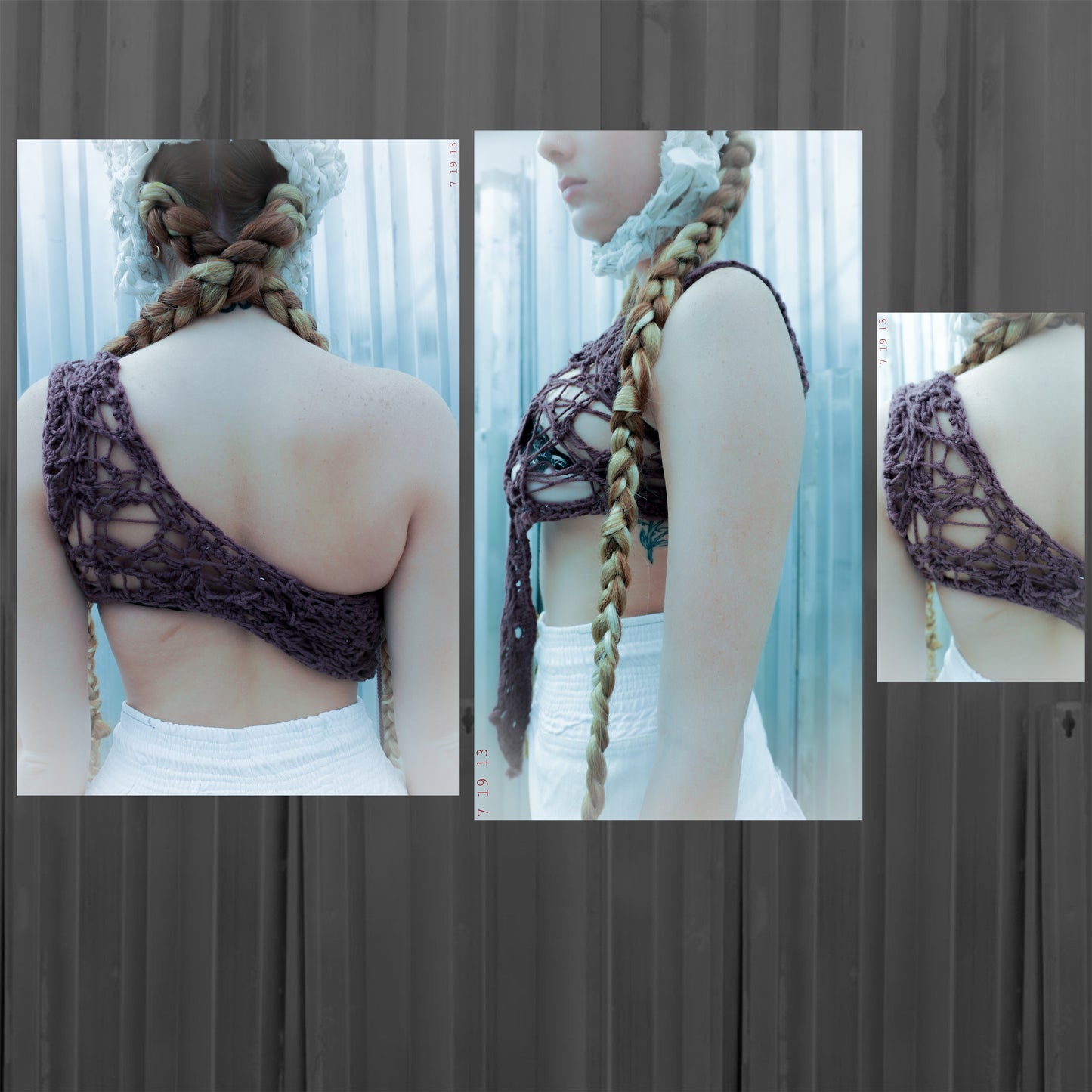 CROCHET TOP 1 SHOULDER