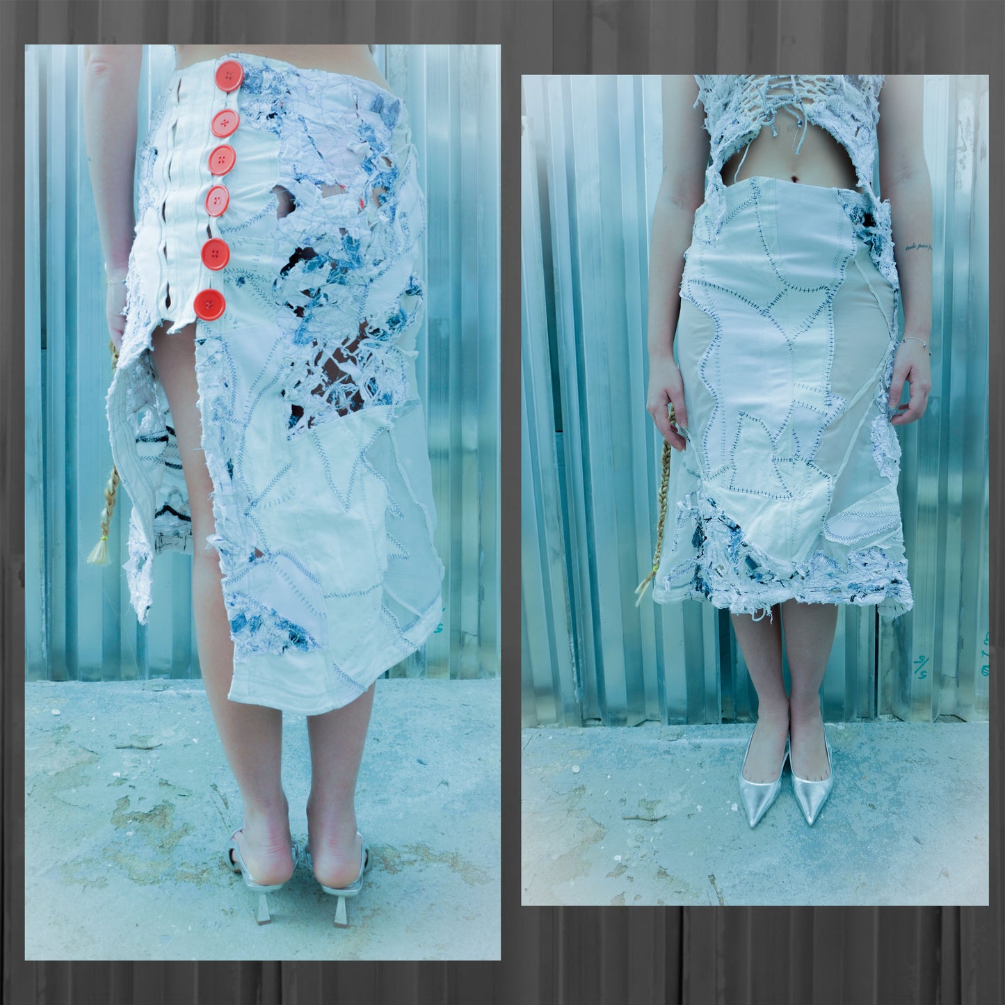 MIDI TRASH SKIRT